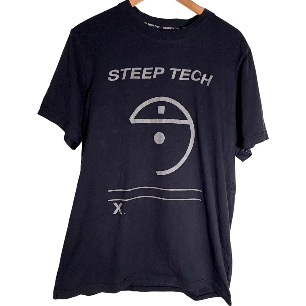 The North Face Men's Steep Tech Logo Short Sleeve T Shirt Scot Schmidt Black XL